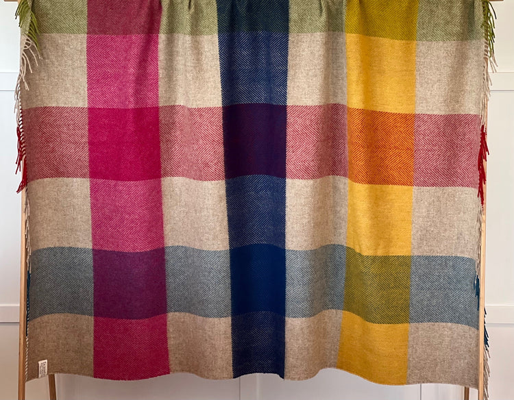 Harland Multi 100% NZ Wool Throw