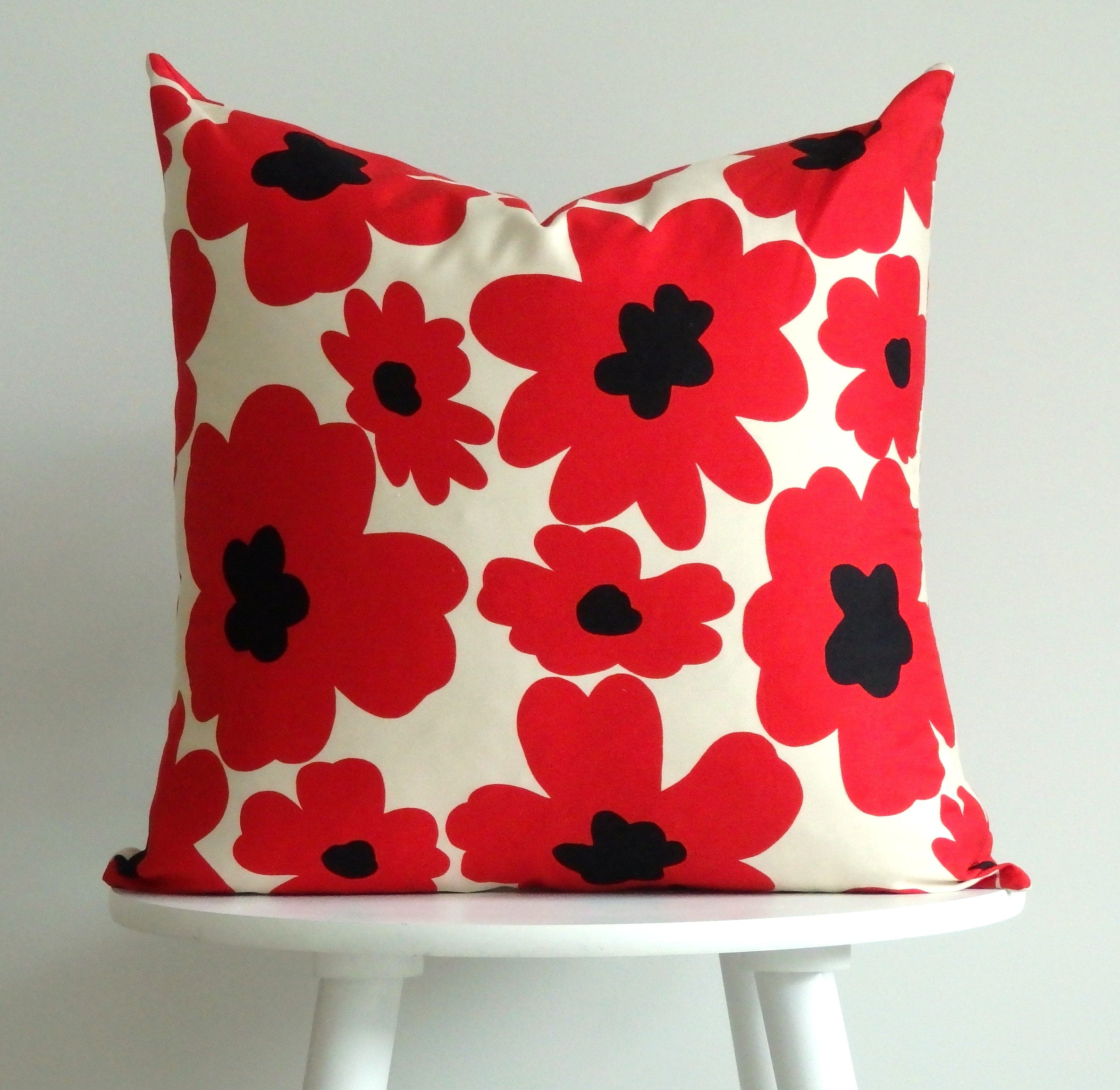 Red Poppy Cushion Cover