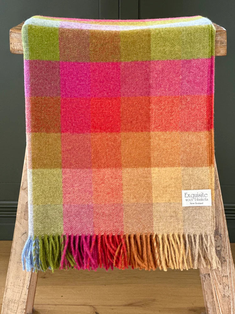 Sunshine 100% NZ Wool Throw